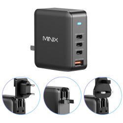 MINIX GaN Wall Charger - P165 - Travel 165W 3 xUSB-C 1xUSB-A — Buy in Cyprus with Fast Delivery