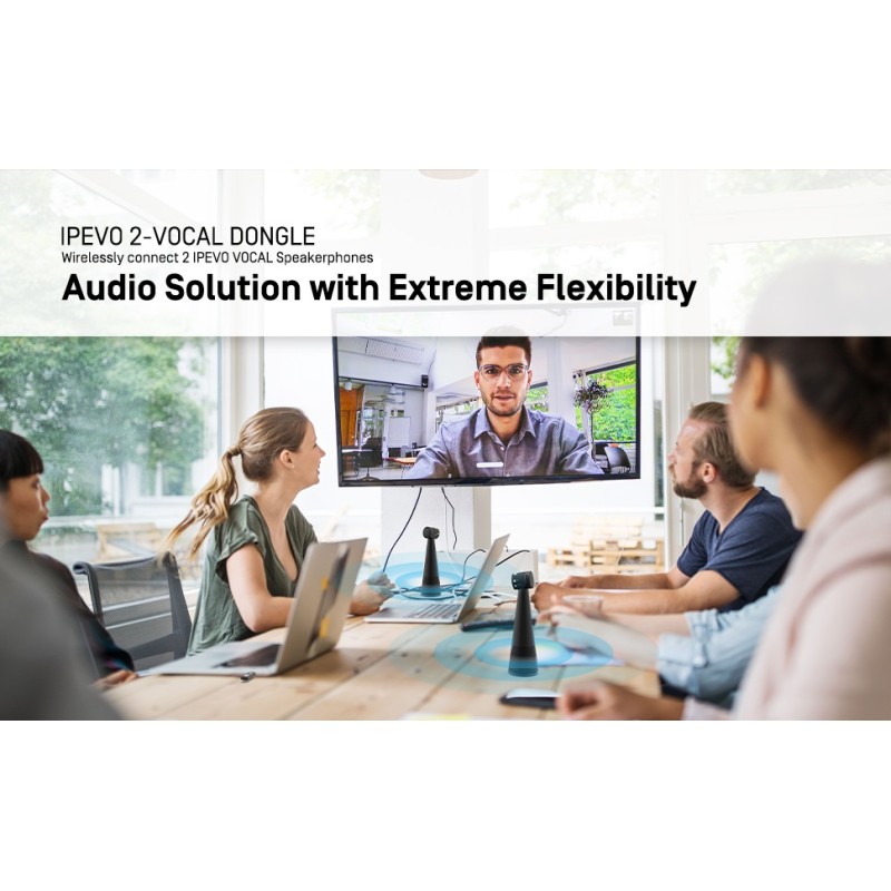 IPEVO Dongle - Wirelesss Cascading 2 VOCAL Speakerphones — Buy in Cyprus with Fast Delivery