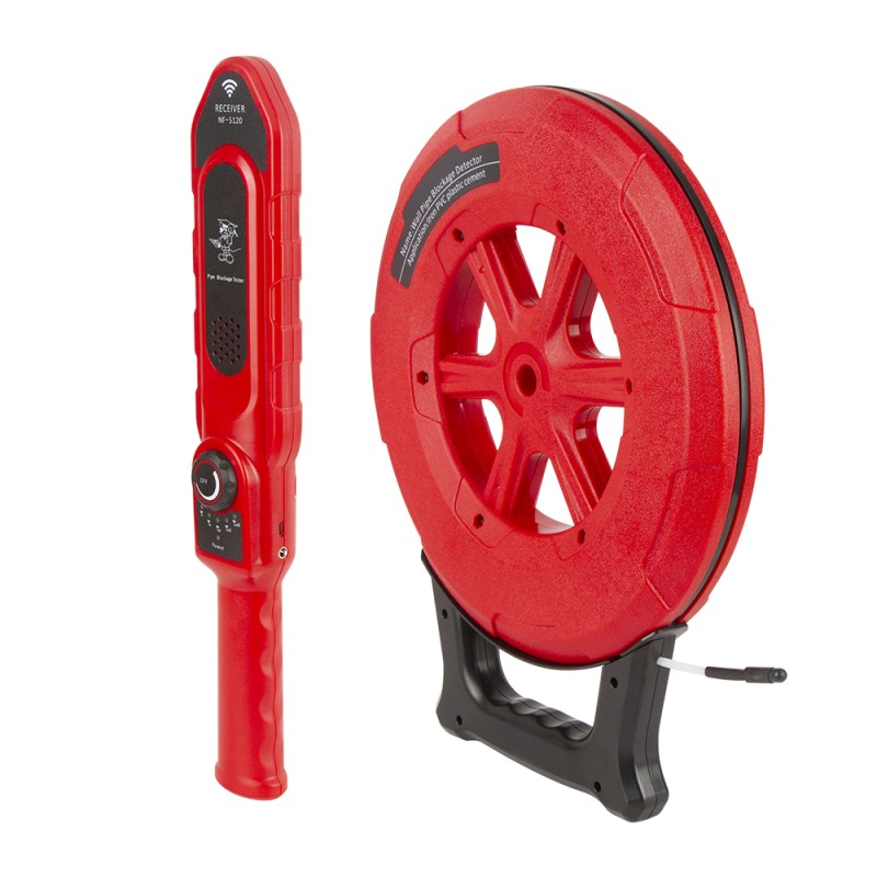 Noyafa Wall Pipe Blockage Detector - NF-5130 - IP67 Waterproof, Rechargeable, with 30m Detection Range