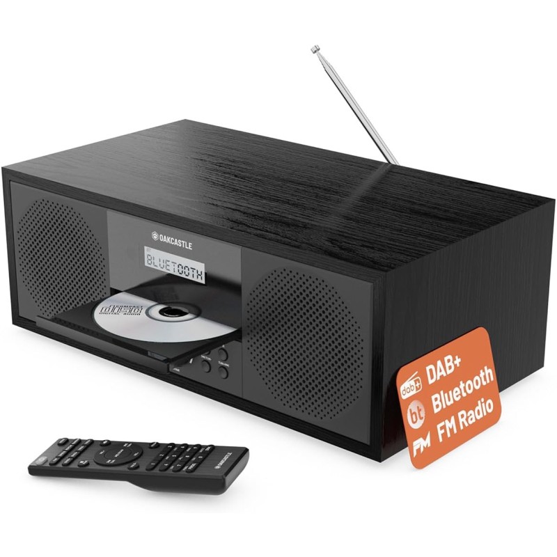 Majority Oakcastle Mini HiFi - DAB500 - BT CD USB FM — Buy in Cyprus with Fast Delivery