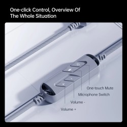 Machenike Wired Gaming Headset - GX30 - Grey — Buy in Cyprus with Fast Delivery