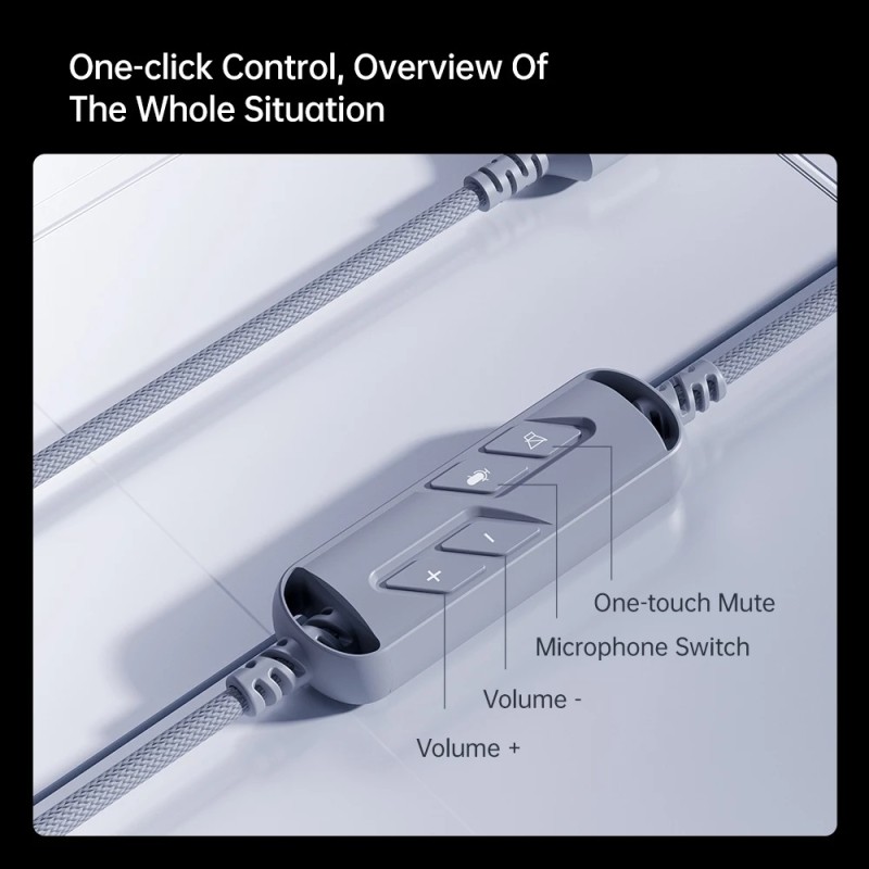 Machenike Wired Gaming Headset - GX30 - Grey — Buy in Cyprus with Fast Delivery