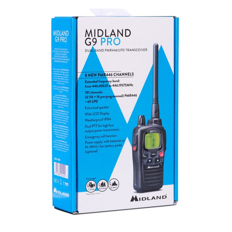 Midland Waterproof High Performance Single Unit - G9 Pro - Waterproof High Performance Single Unit