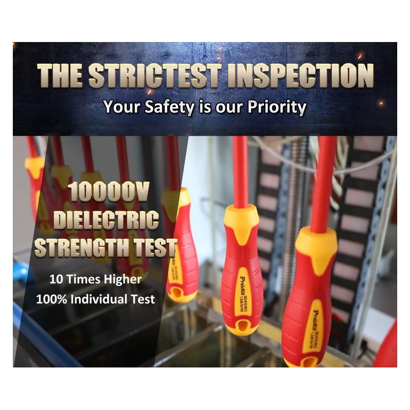 Proskit Screwdriver - SD-8012 - Insulated VDE Set of 7 pcs — Buy in Cyprus with Fast Delivery