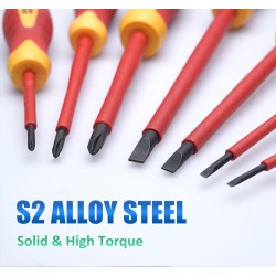 Proskit Screwdriver - SD-8012 - Insulated VDE Set of 7 pcs — Buy in Cyprus with Fast Delivery