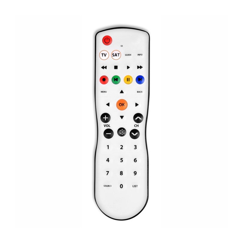Superior SAFE TV SAT Universal Remote Control - Washable — Buy in Cyprus with Fast Delivery