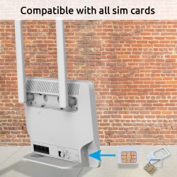 Strong Router - 4GROUTER1200UK - 4G LTE CAT6 Wi-Fi AC1200 with 4 Gigabit Ports — Buy in Cyprus with Fast Delivery