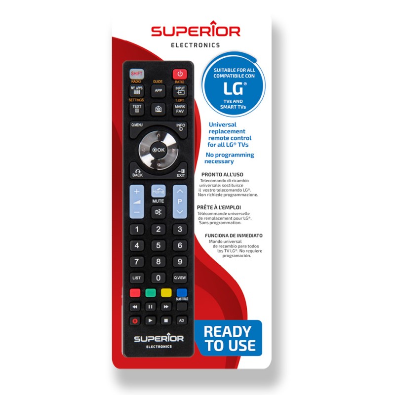 Superior Replacement TV Remote Control LG - Replacement — Buy in Cyprus with Fast Delivery