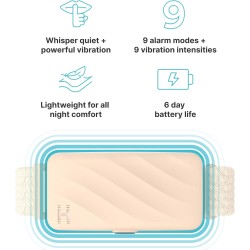 Homedics Wakeband Vibrating Alarm Wristband - SS-WB100CE-WW - Cream — Buy in Cyprus with Fast Delivery