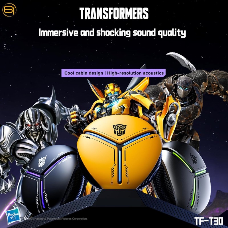 Transformers TWS Earphones - TF-T30 — Buy in Cyprus with Fast Delivery