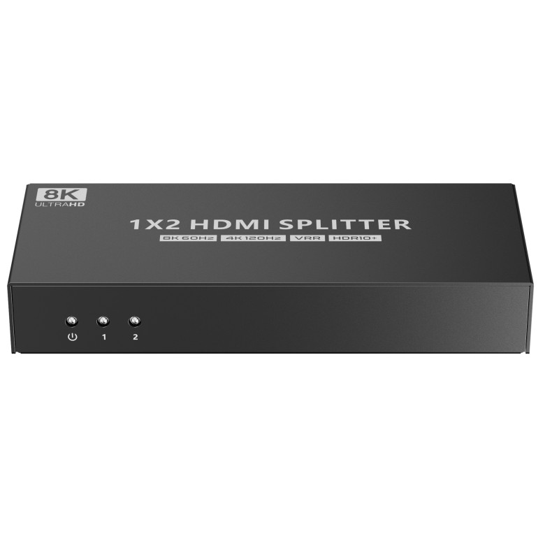 Lenkeng HDMI Splitter - LKV862 - 2.1 8K60Hz 4K120Hz 1x2 — Buy in Cyprus with Fast Delivery