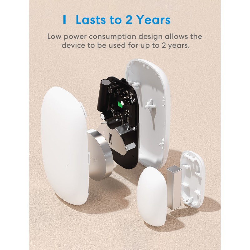 Meross HomeKit Smart Door and Window Sensor - MS200HK-UK - HomeKit Smart Door and Window Sensor