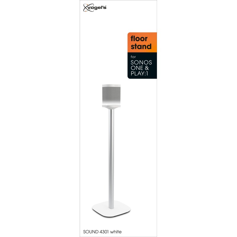 Vogels SOUND - 4301 - Floorstand SONOS ONE PLAY1 White — Buy in Cyprus with Fast Delivery