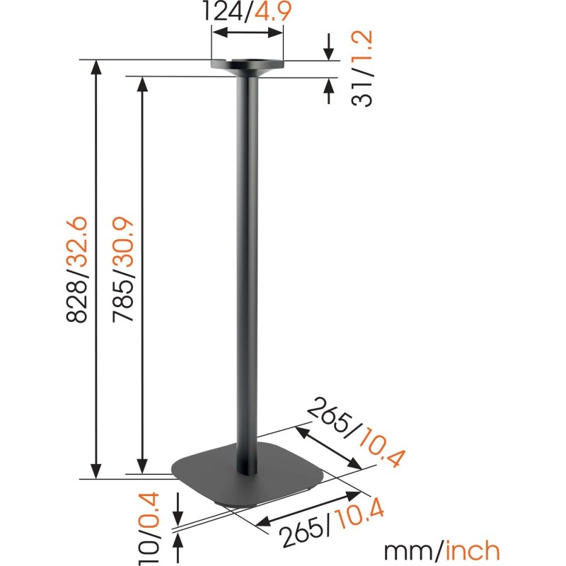 Vogels SOUND - 4301 - Floorstand SONOS ONE PLAY1 White — Buy in Cyprus with Fast Delivery