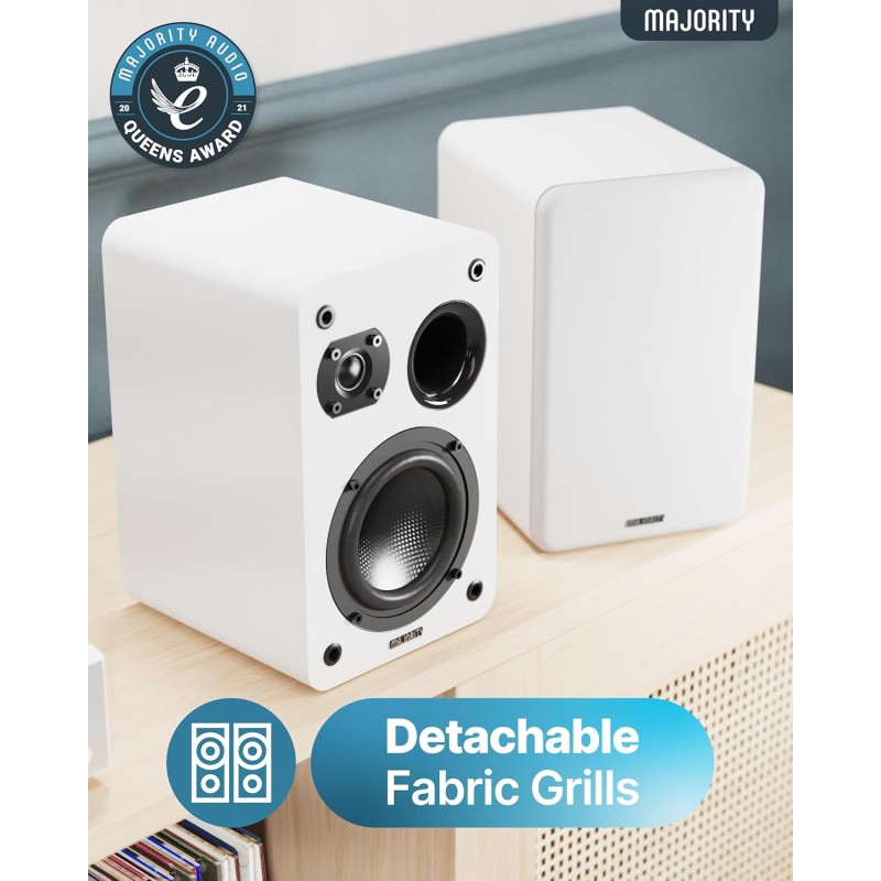 Majority Speakers Passive 2.0 Set - D70X - 60W White (pair) — Buy in Cyprus with Fast Delivery