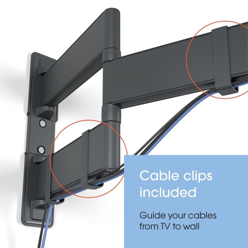 Vogels COMFORT TV Wall Mount - TVM3843-B - TV Wall Mount 60x40 Turn 2 arms 55kg Black — Buy in Cyprus with Fast Delivery