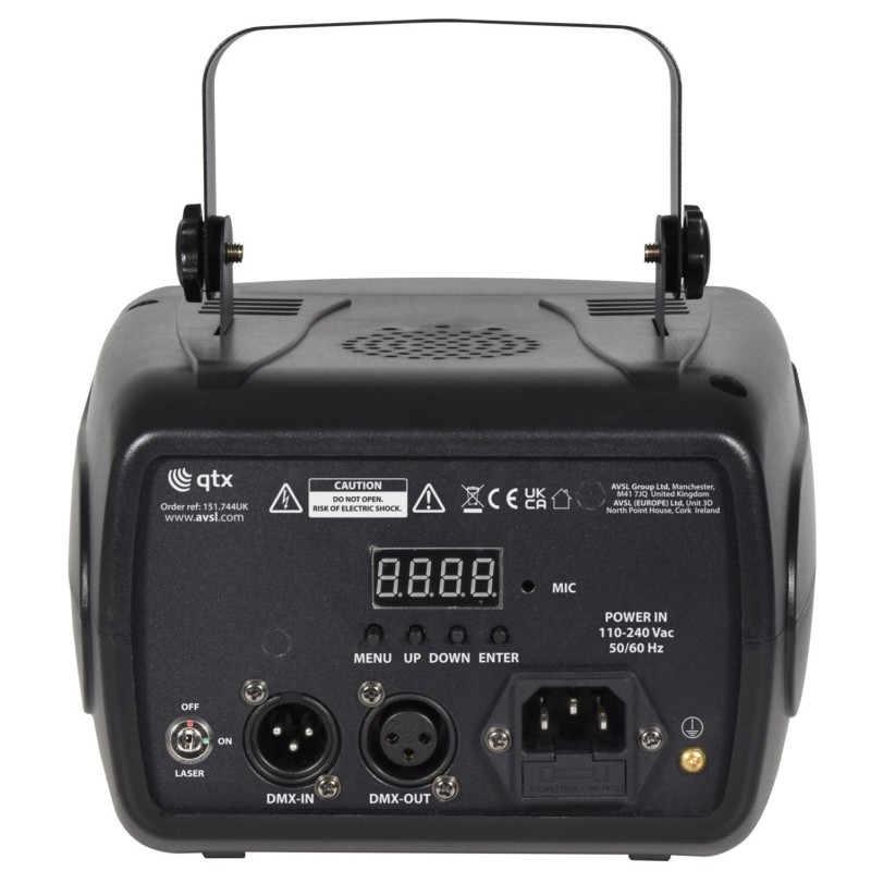 QTXlight Butterfly Effect 3-in-1 LED & Laser Effect Light - 151.744UK - 3-in-1 LED & Laser Effect Light