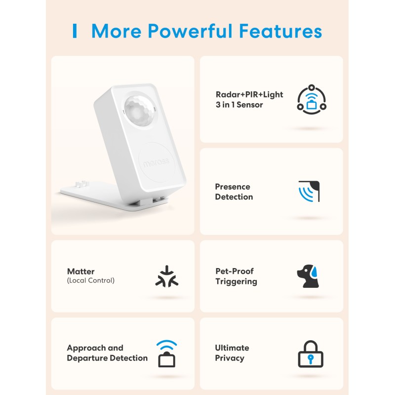 Meross HomeKit Smart Presence Sensor - Matter — Buy in Cyprus with Fast Delivery
