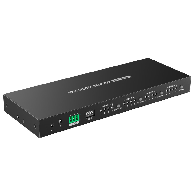 Lenkeng HDMI Matrix Switch - LKV424 - 4x4 4K60Hz — Buy in Cyprus with Fast Delivery