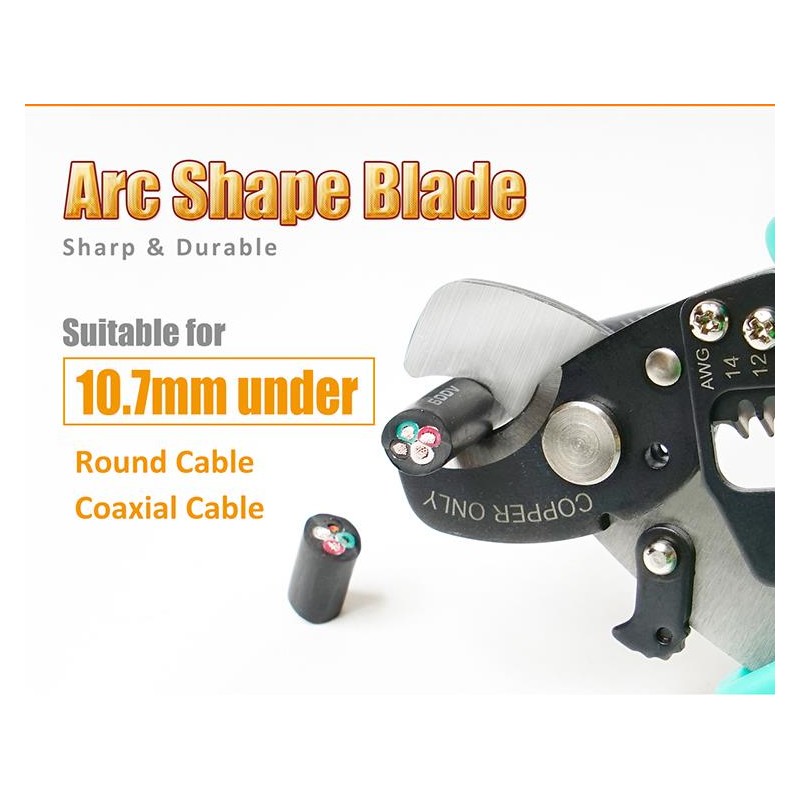 Proskit Cutter and Cable Stripper - SR-363B - 168mm — Buy in Cyprus with Fast Delivery