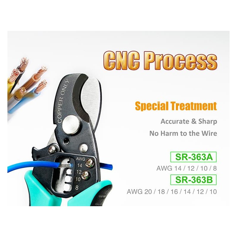 Proskit Cutter and Cable Stripper - SR-363B - 168mm — Buy in Cyprus with Fast Delivery