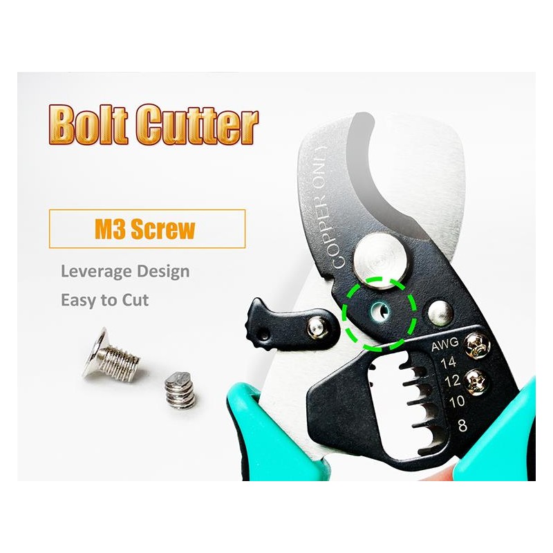 Proskit Cutter and Cable Stripper - SR-363B - 168mm — Buy in Cyprus with Fast Delivery