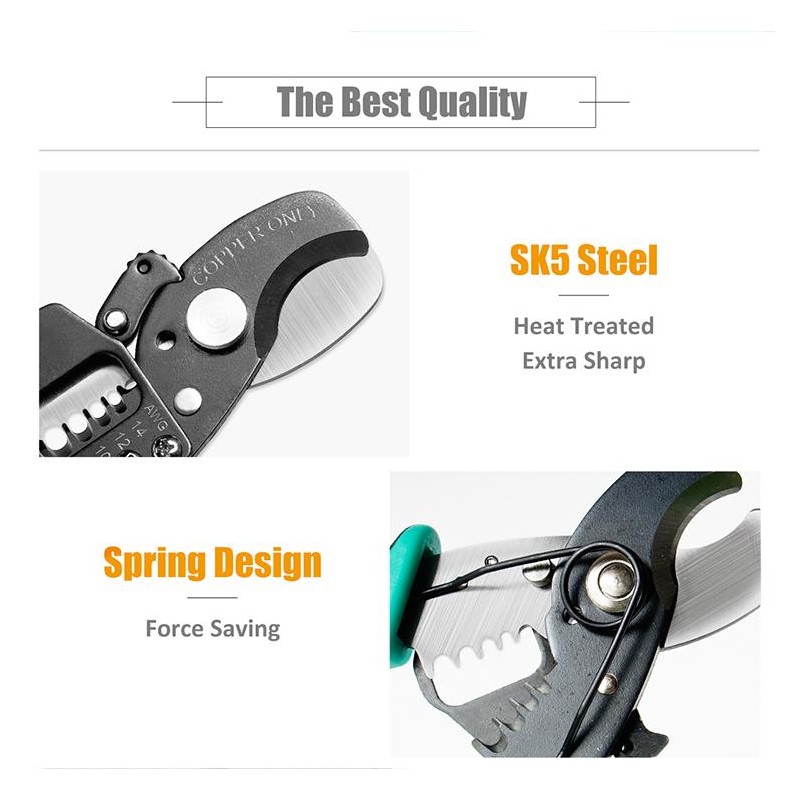 Proskit Cutter and Cable Stripper - SR-363B - 168mm — Buy in Cyprus with Fast Delivery