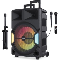 Majority Speakers Portable Karaoke - PS500 - 150W, 2xMic + Tripod — Buy in Cyprus with Fast Delivery