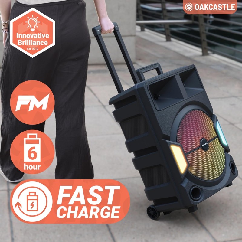 Majority Speakers Portable Karaoke - PS500 - 150W, 2xMic + Tripod — Buy in Cyprus with Fast Delivery