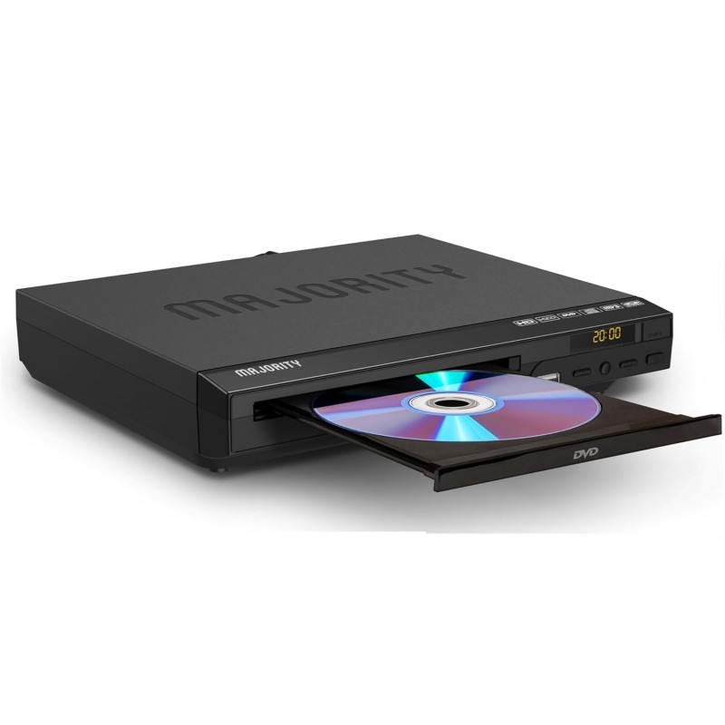 Majority DVD Player for TV HDMI and RCA Ports - Multi Region Slim with RC — Buy in Cyprus with Fast Delivery