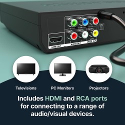 Majority DVD Player for TV HDMI and RCA Ports - Multi Region Slim with RC — Buy in Cyprus with Fast Delivery