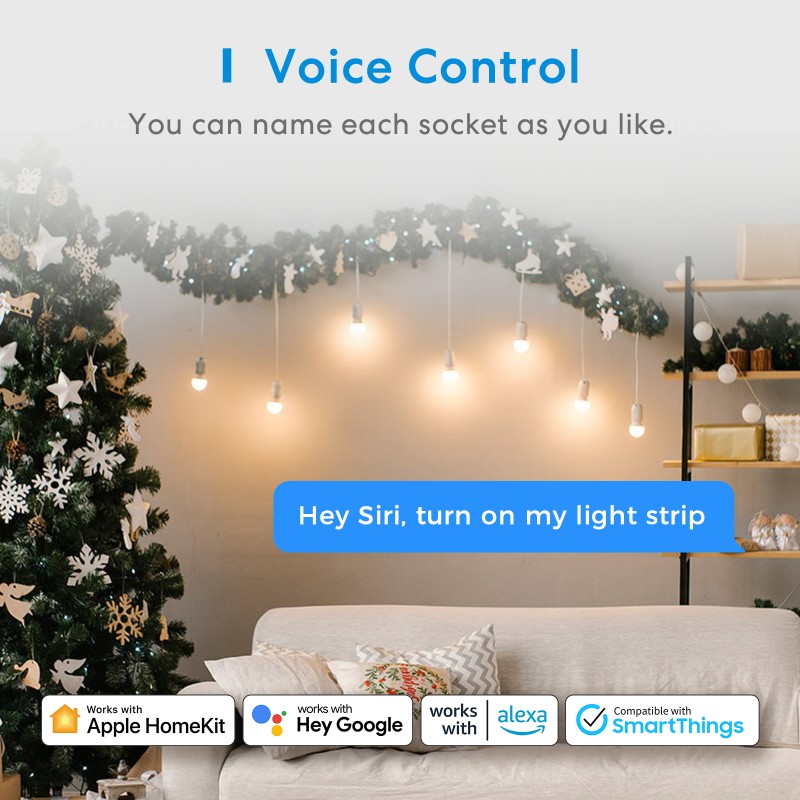 Meross Smart WiFi Powerstrip - MSS426HK-UK - 6 x AC sockets and 4 x USB ports 1.8m — Buy in Cyprus with Fast Delivery