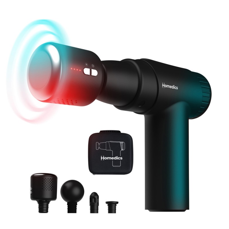 HoMedics Massage Gun Hot & Cold - PGM-43HC - NOVO Black — Buy in Cyprus with Fast Delivery