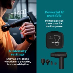 HoMedics Massage Gun Hot & Cold - PGM-43HC - NOVO Black — Buy in Cyprus with Fast Delivery