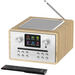 Majority Radio - HOMERTON 2 - FM Radio, CD Player, Bluetooth, Spotify, USB Oak — Buy in Cyprus with Fast Delivery