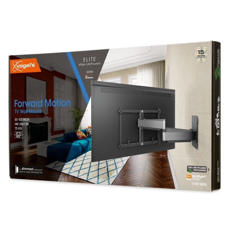 Vogels ELITE TV Wall Mount - TVM5855 - 60x40 Turn up to 75kg (THIN550 Replacement) — Buy in Cyprus with Fast Delivery