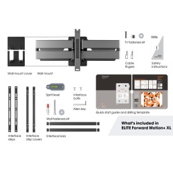 Vogels ELITE TV Wall Mount - TVM5855 - 60x40 Turn up to 75kg (THIN550 Replacement) — Buy in Cyprus with Fast Delivery