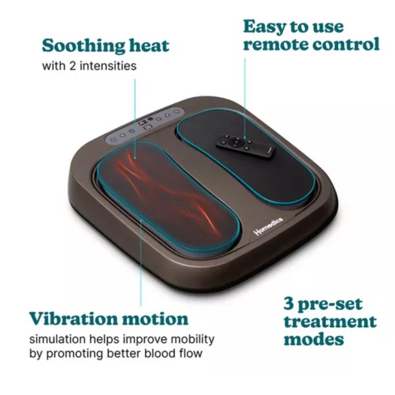 HoMedics Foot Massager Heat & Motion Therapy - PSL-2000H - Foot Flow — Buy in Cyprus with Fast Delivery