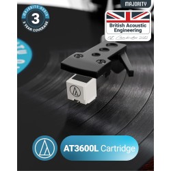 Majority Turntable - MOTO PLUS - incl 60W Speakers & Audio Technica Cartridge — Buy in Cyprus with Fast Delivery