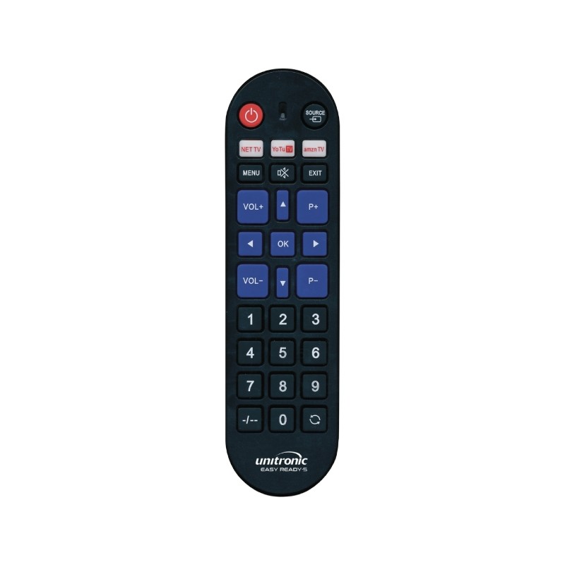 Unitronic Replacement Remote - Ready5 - Easy Multribrand TV Replacement Remote — Buy in Cyprus with Fast Delivery