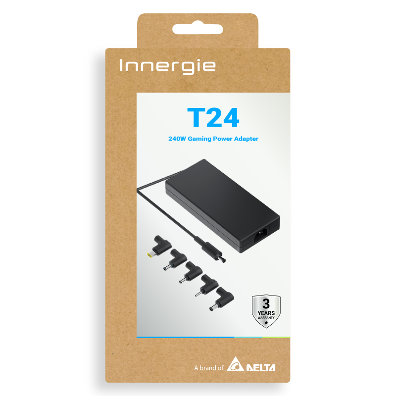 Innergie Gaming Laptop Power Adapter - T24 - 240W — Buy in Cyprus with Fast Delivery