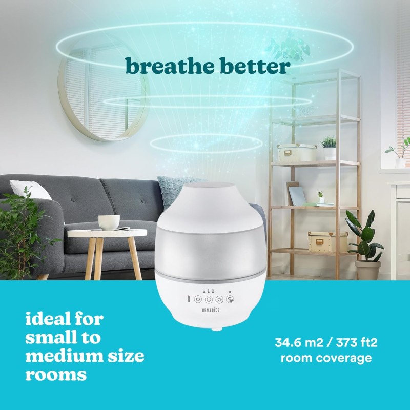Homedics Air Humidifier - CM18 - TotalComfort Cool Mist Ultrasonic — Buy in Cyprus with Fast Delivery