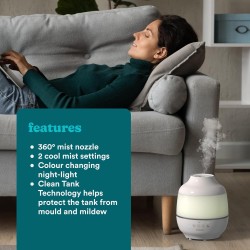 Homedics Air Humidifier - CM18 - TotalComfort Cool Mist Ultrasonic — Buy in Cyprus with Fast Delivery
