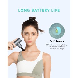 SKG Body Gun Massager Mini - F3-EN - Grey — Buy in Cyprus with Fast Delivery