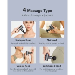 SKG Body Gun Massager Mini - F3-EN - Grey — Buy in Cyprus with Fast Delivery