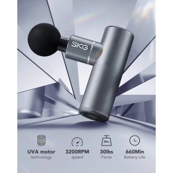 SKG Body Gun Massager Mini - F3-EN - Grey — Buy in Cyprus with Fast Delivery