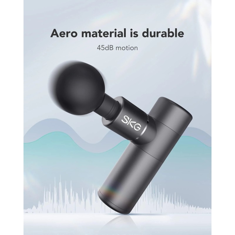 SKG Body Gun Massager Mini - F3-EN - Grey — Buy in Cyprus with Fast Delivery