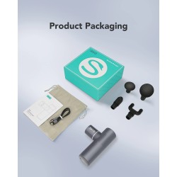 SKG Body Gun Massager Mini - F3-EN - Grey — Buy in Cyprus with Fast Delivery