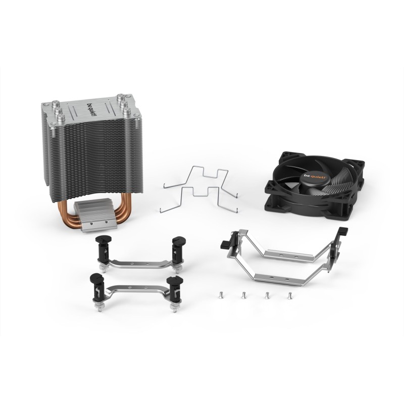 be quiet! Pure Rock Slim 2 - Slim Tower CPU Cooler, Silver, 92mm PWM Fan, 130W TDP — Buy in Cyprus with Fast Delivery