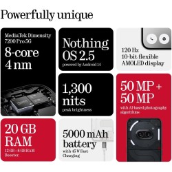 Nothing Phone - 2A - 12GB+256GB Black — Buy in Cyprus with Fast Delivery